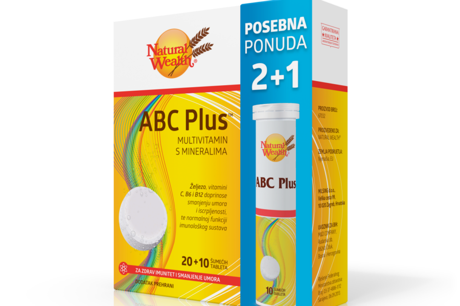 Posebna ponuda ABC Plus šumeće tablete 2+1