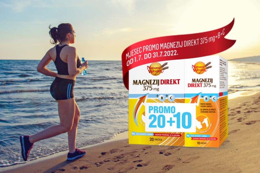 Natural Wealth Magnezij direkt – dodatak vašem aktivnom načinu života!