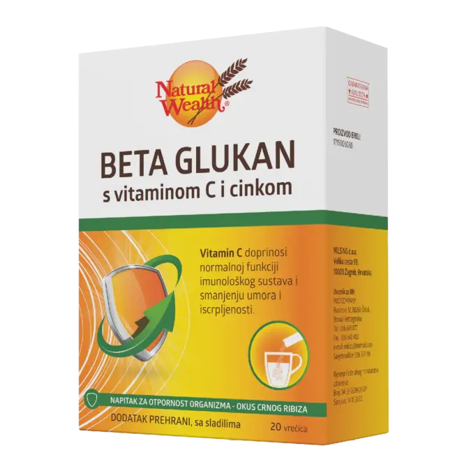 Beta glukan s vitaminom C i cinkom