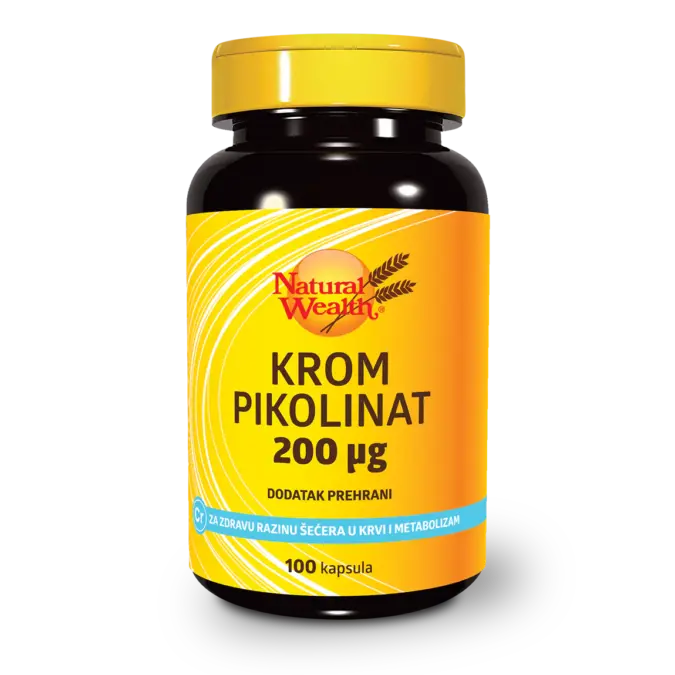 Krom pikolinat 200 μg