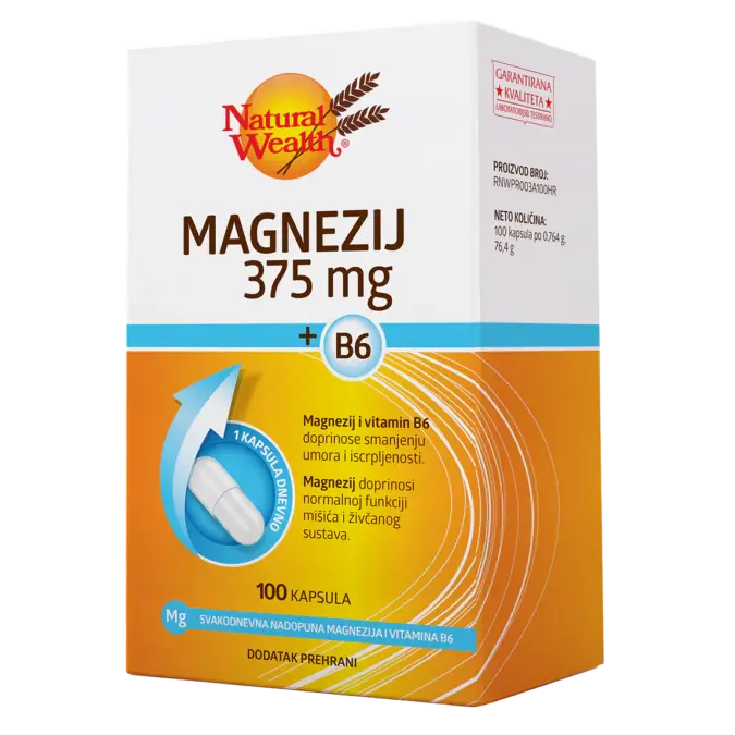 Magnezij 375 mg+B6