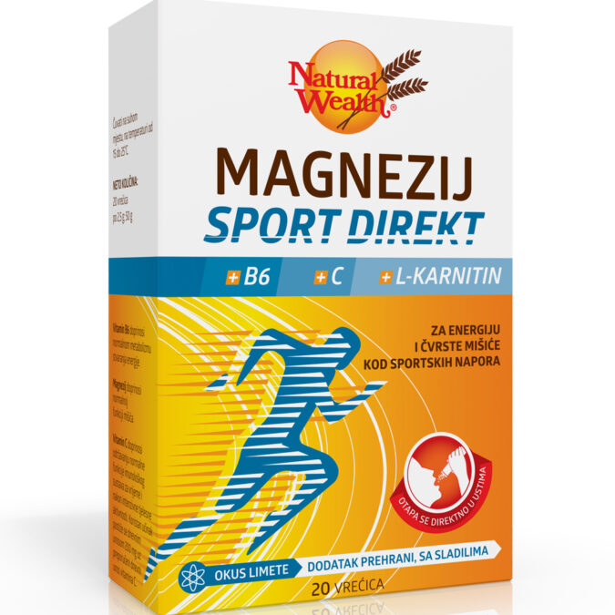 Magnezij Sport Direkt +B6 +C +L-karnitin