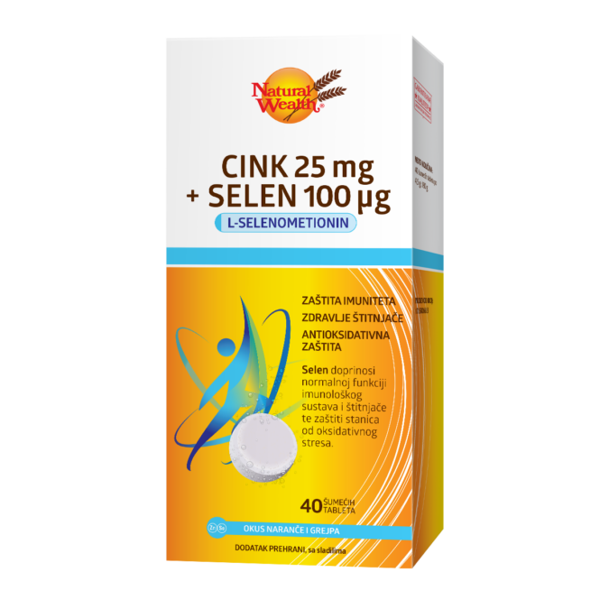 Cink 25 mg + Selen 100 µg