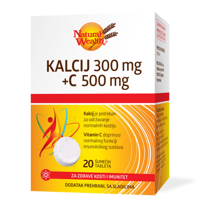 Kalcij 300 mg + C 500 mg