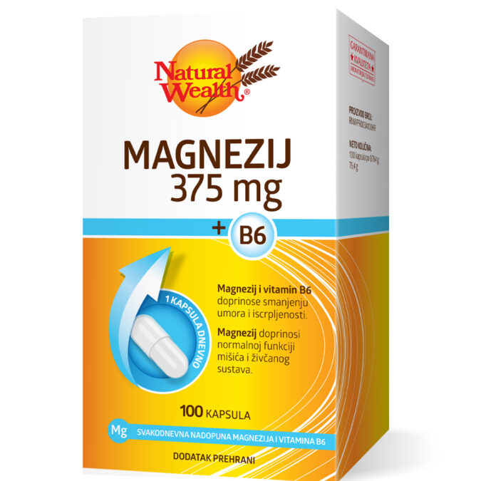 Magnezij 375 mg+B6