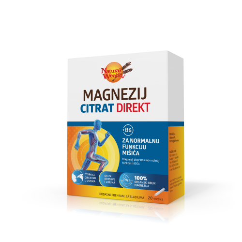 Magnezij citrat DIREKT + B6
